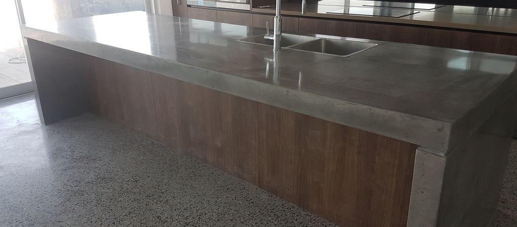 Polished Concrete Kitchen Benchtops